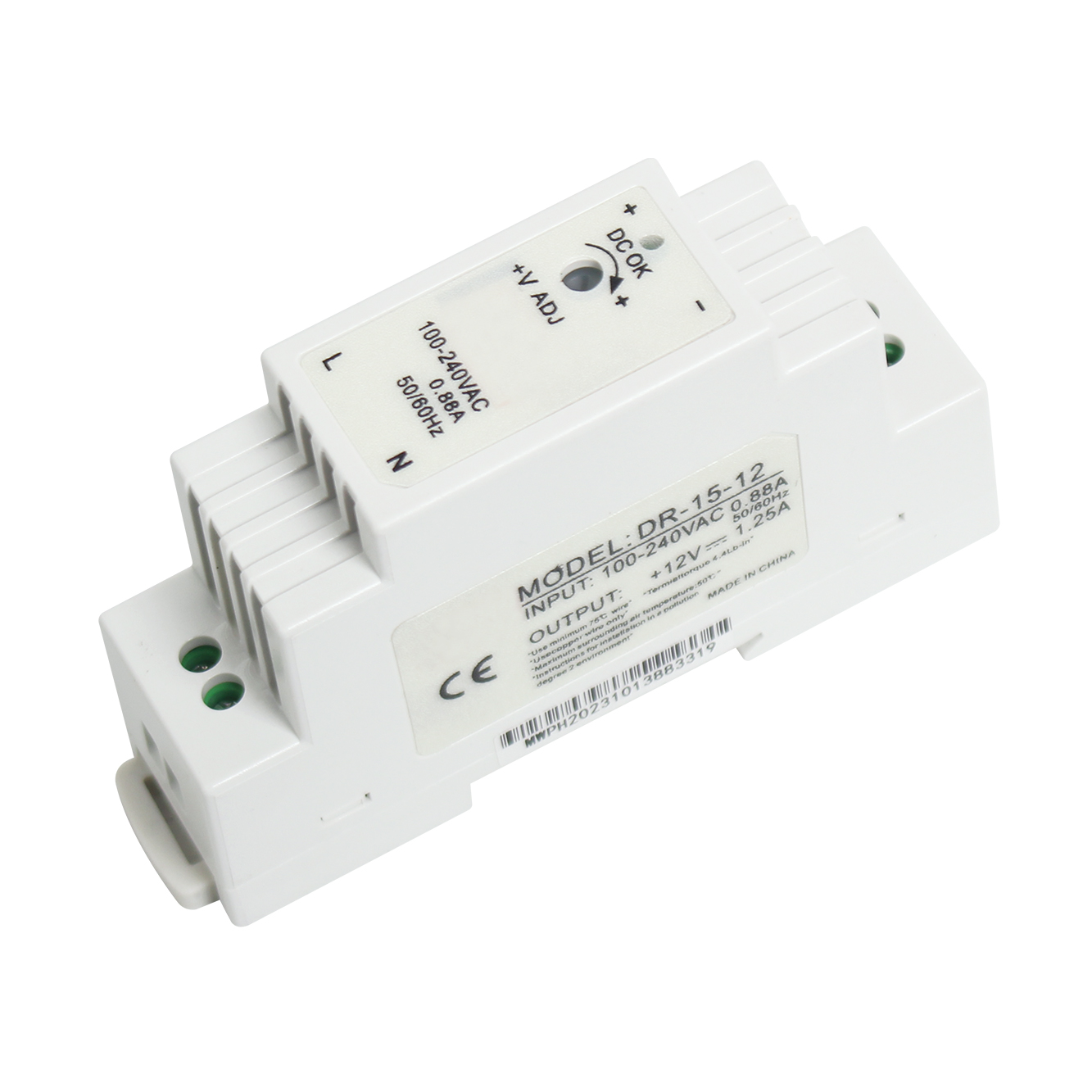 Din Rail DR-15W power supply Plastic appearance - Image 2