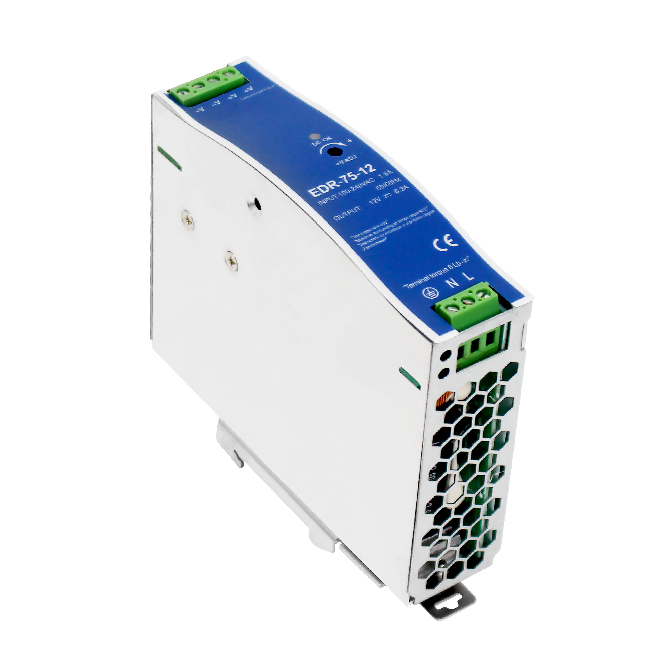 Metal Case Din Rail EDR-75W power supply - Image 2