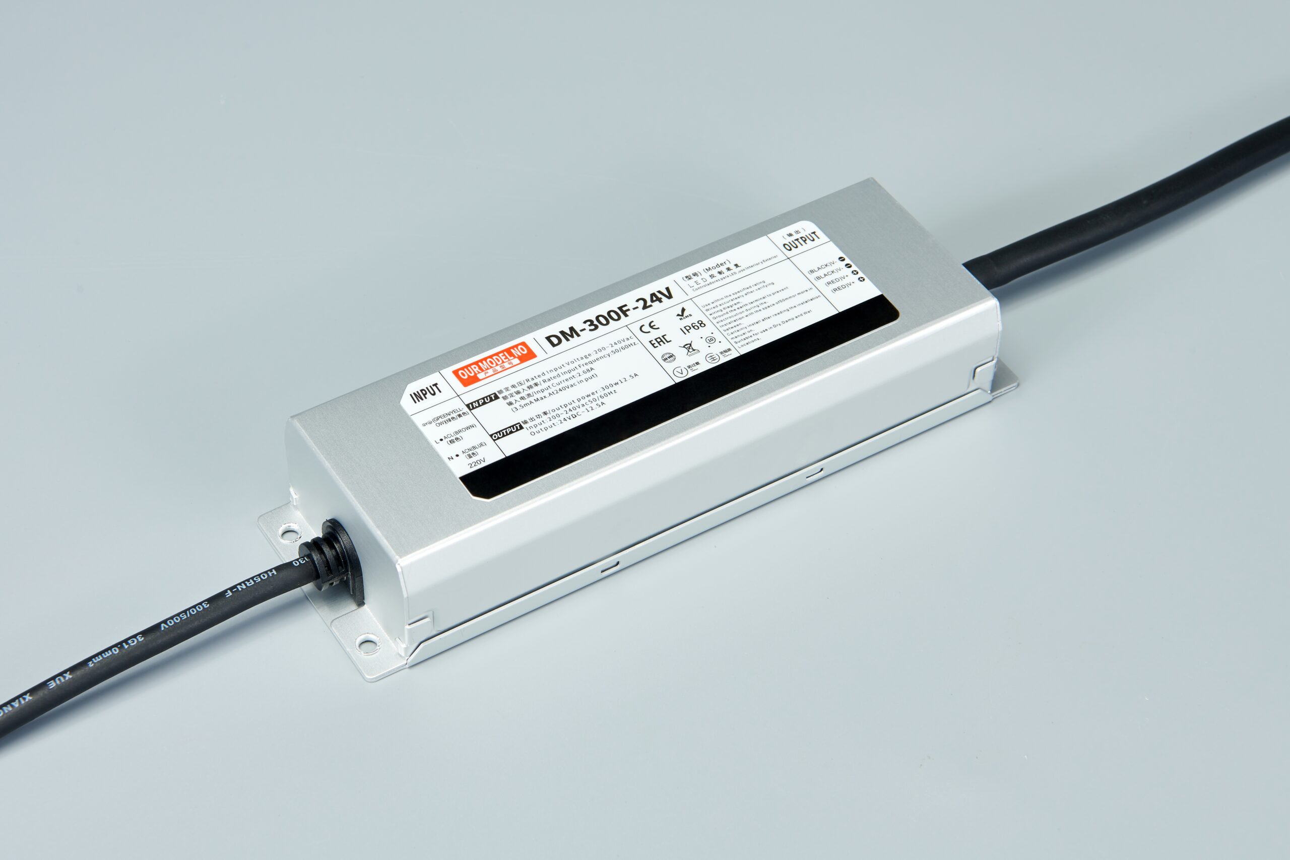 Waterproof IP67 LPV-300W outdoor power supply