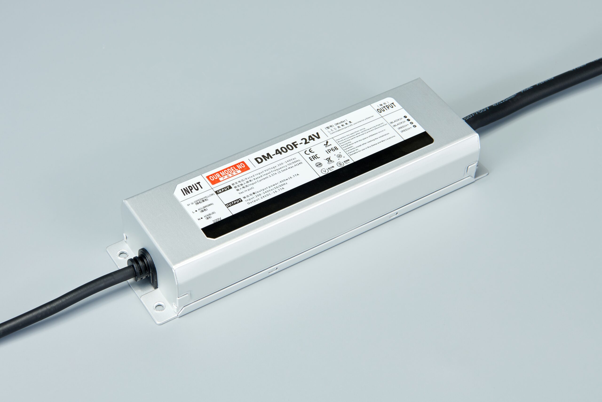 Waterproof IP67 LPV-400W outdoor power supply
