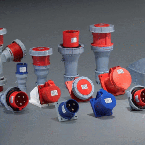 Industrial plugs and sockets