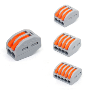 PCT Series Mini 2P 3P 4P 5P Connectors Releasable Electric Wire Connection Lever Nut Quick Push-in Lever Connector