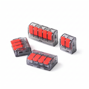 CMK63 Quick Connection Spring Cable Terminal Block Reusable Fast Electrical Compact Lever Wire Connector