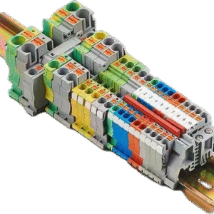 PT2.5 Push in Terminal Wire Connector 2.5mm Combined Din Rail Spring Push-in Terminal Block