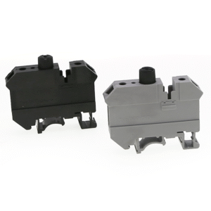 UK-10RD Black Fuse Terminal Insurance Terminal Nickel-Plated Copper 2-Pole Industrial Use 16 Flat or Less