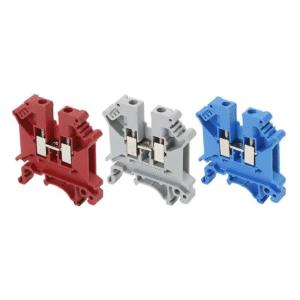 UK-6N DIN Rail Quick Wire Connector Brass PA Material Terminal Blocks 4MM Wire Range Electrical Product