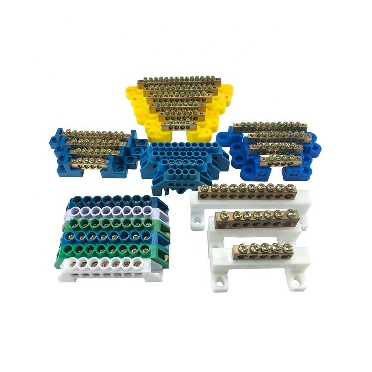 TS Series Zero Ground Terminal Block 4/6/8/10/12/16 Zero Wire Electronic Components - Image 3