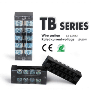 TB Series Fixed Terminal Blocks TB1506 Copper Wire Connectors Electric Screw Connector