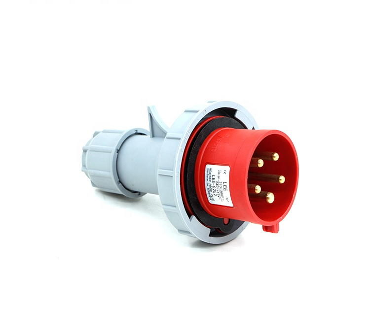 LEE-023 Industrial Plug, 3-Pin, 16A–32A