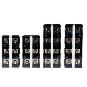 TC-2003 2004 High Current Grid Terminal Block 200A 600V Brass Screw Connection for Automotive Industrial Electrical Wiring