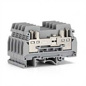 URTKS URTK6S UK-6S Copper Terminal Block - European Style Rail Mounting Type, Suitable for 0.5-6.0 mm Wires