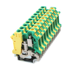 USLKG 3N 3 mm² Grounding Module Screw Protective Grounding Wire Connector DIN Rail Terminal Block
