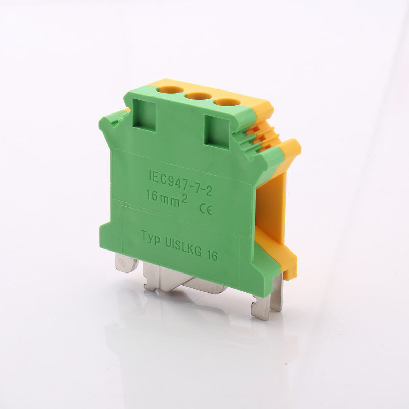 USLKG16N Rail Power Ground Terminal Block Screw Electrical Connector