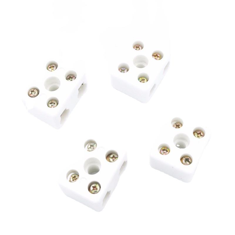 High-Quality VSEC 2/4/6/8/10/12-Way Steatite/Alumina Electrical Ceramic Terminal Blocks