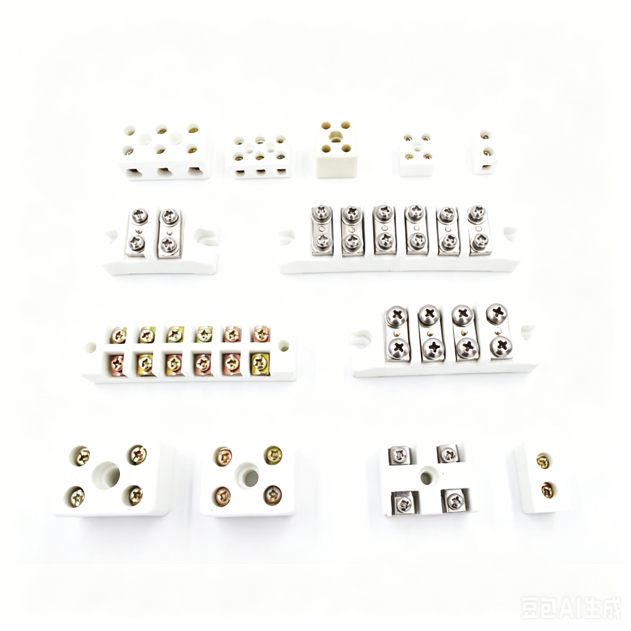 High-Quality VSEC 2/4/6/8/10/12-Way Steatite/Alumina Electrical Ceramic Terminal Blocks - Image 3