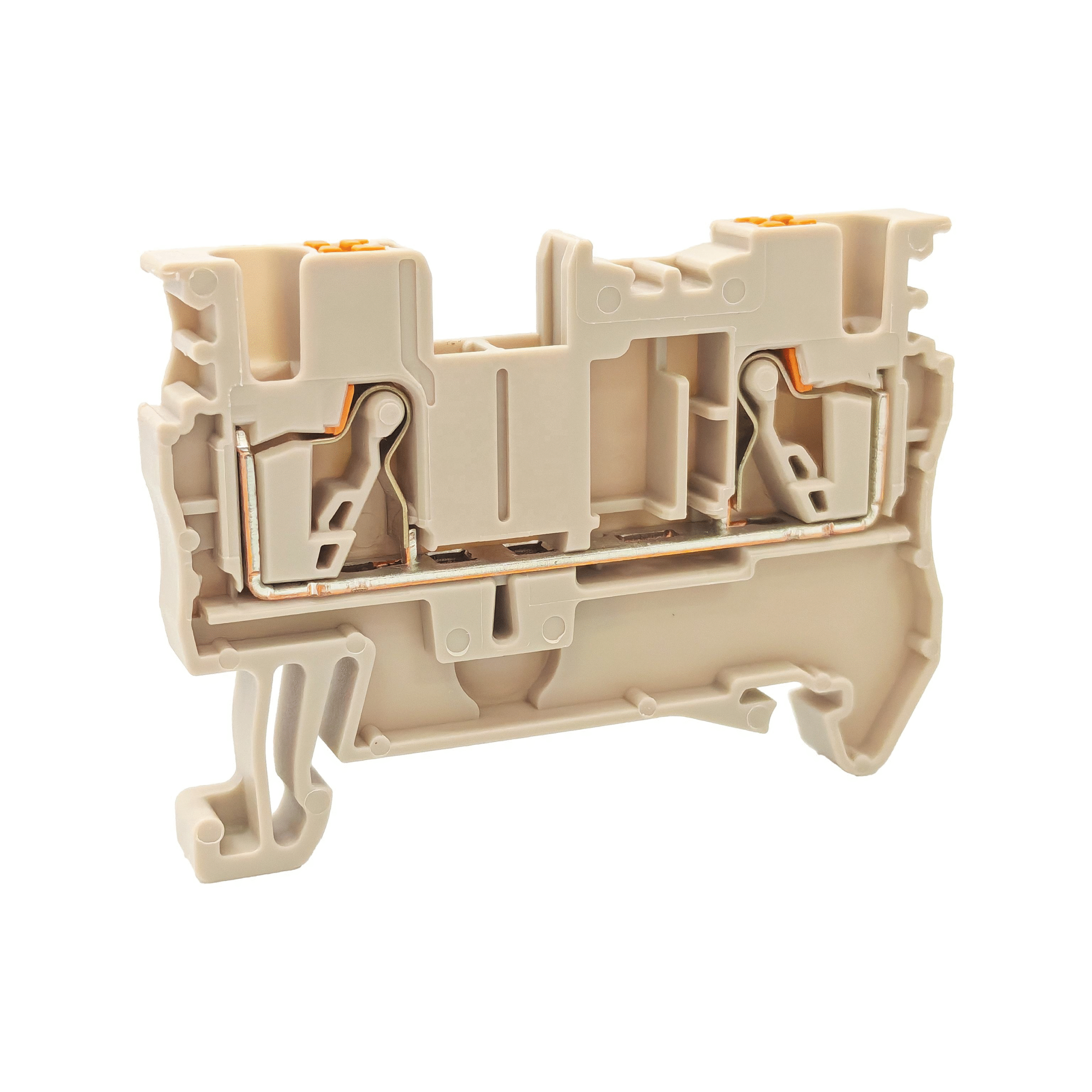 DP2.5N Single-Level Feed-Through Push-In DIN Rail Terminal Block - Image 2