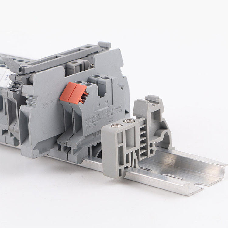 UK3N Terminal Block – Phoenix-style Push-in DIN Rail Terminal Block - Image 3